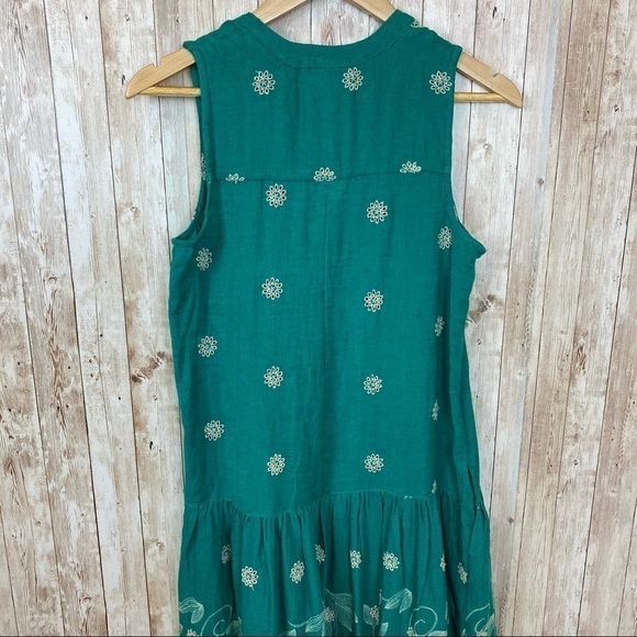 Anthropologie Maeve Pippa Embroidered Swing Dress - Picture 6 of 14